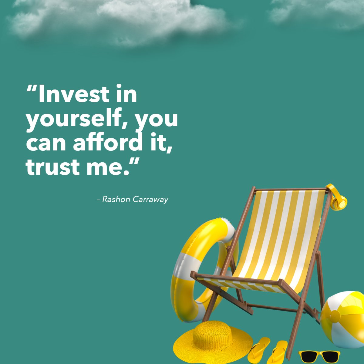 “Invest in yourself. You can afford it. Trust me.” 😉
— Rashon Carraway

 #inspiring #inspirational #quote
 #LPTRealty #lptfam #lpttexas #htownrealestate #ctxrealestate #ctxguy #guycourtney