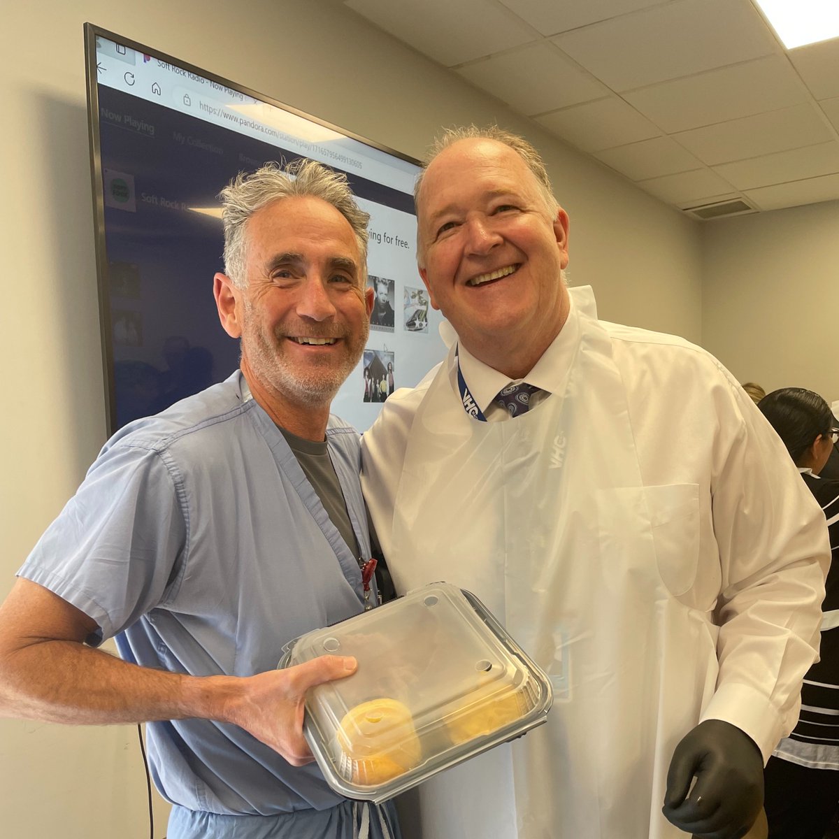 The Medical Staff Office hosted the annual Doctor's Day lunch. 🍽️ Thank you to @rocklandsbbq and Nothing Bundt Cake for a fantastic meal!