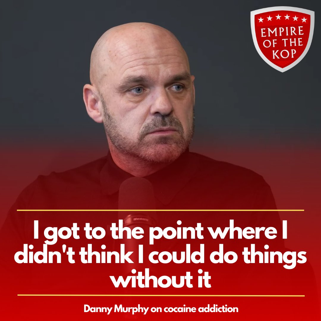 Very brave of Danny Murphy to open up on his addiction to cocaine 👏 #LFC