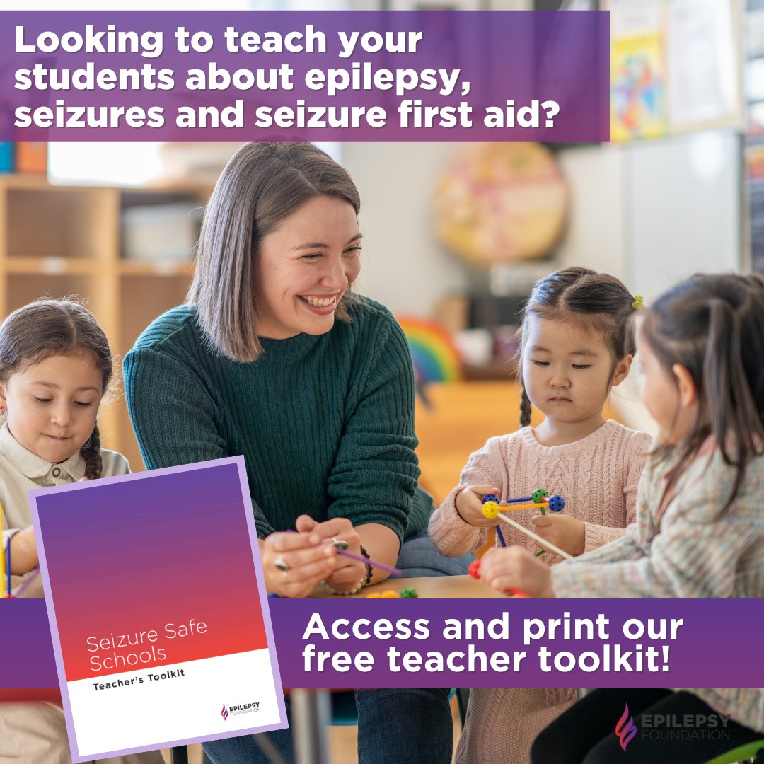 Discover a wealth of materials designed to empower teachers to deliver successful classroom seizure recognition and first aid training. This toolkit includes an epilepsy overview, classroom resources, and downloadable slides for classroom presentations. bit.ly/4az7Hot