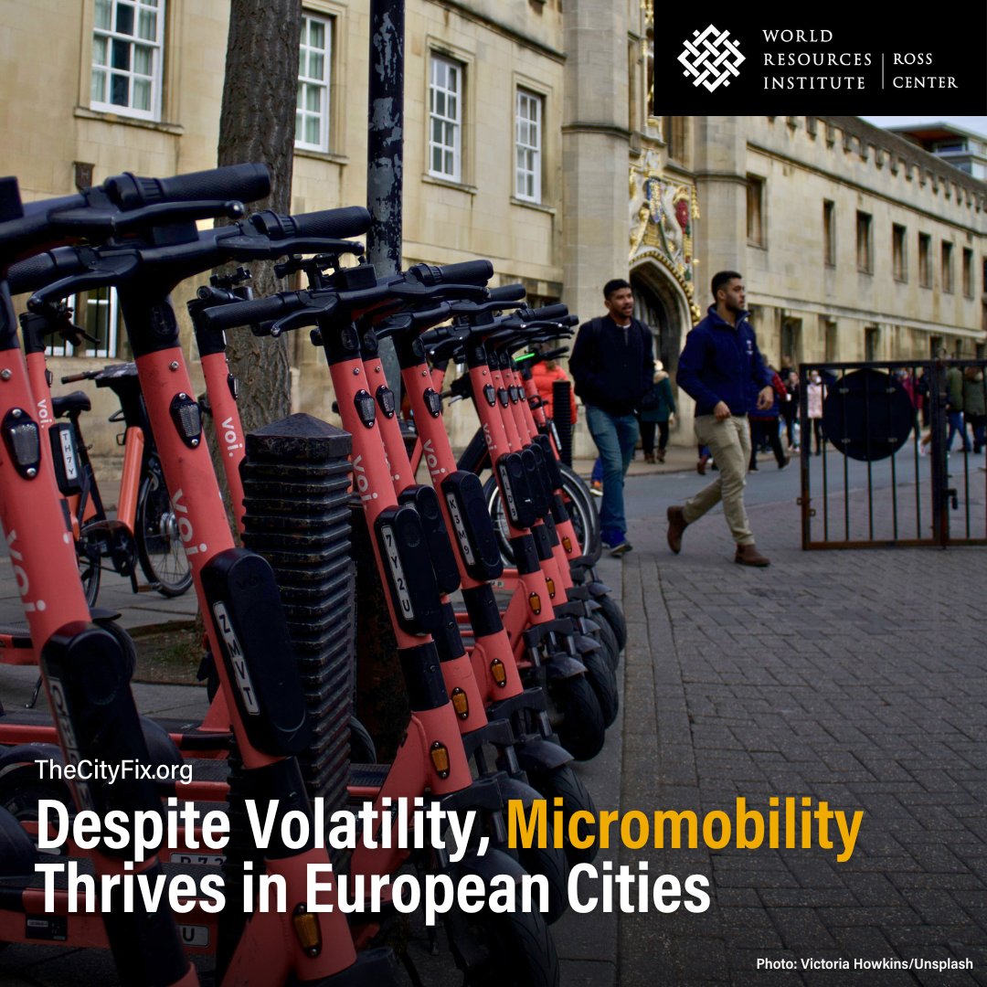 🛴 With 70% growth in operations since 2019, dockless #micromobility is transforming urban #mobility worldwide, offering a greener alternative to traditional #transport.

Learn how this trend is steering #cities toward a sustainable future ➡️ bit.ly/3IZTwwR