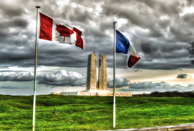 Today is #VimyRidgeDay, and the memorial in France does more than mark the battle site; it stands as a salute to all who served our country heroically. For those who lost their lives defending our freedom, for those who served & for those who continue to protect us, thank you.