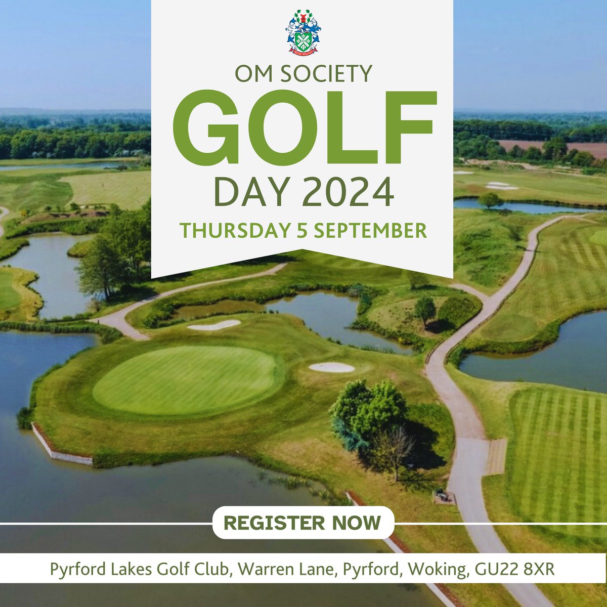 🏌️‍♂️OM Society’s 29th Annual Golf Day🏌️‍♂️ ⛳️We are excited to be hosting our 29th Annual Golf Day on Thursday 5 September at Pyrford Lakes Golf Club. ➡️For further information and to book tickets, please follow the link: trybooking.com/uk/DIFT