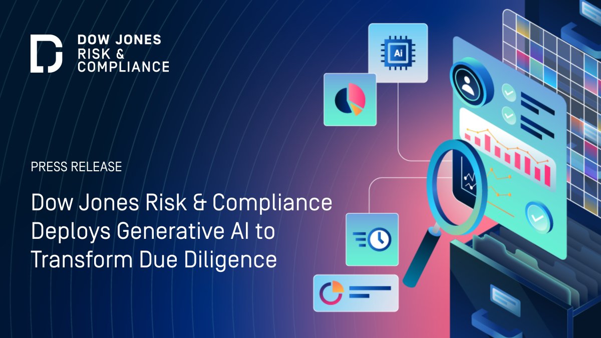 #PressRelease Introducing Dow Jones Integrity Check, an industry-leading #AI-powered research platform, powered by <a href="/Xapien_AI/">Xapien</a> enables organizations to build an investigative #DueDiligence report covering multiple sources in minutes. 

Learn more: bit.ly/3Jc4qQp

#NLP