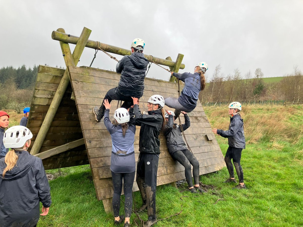 Our Women's Juniors teams had a change of scenery and spent the day at @WhitehoughOC!🧗‍♀️ The girls participated in a range of activities, including archery & high ropes! Apart from the muddy conditions, it was everything we could've hoped for in a team bonding day and more!☂️