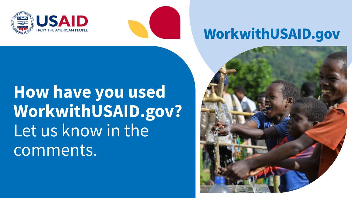 Not all partnership 🤝 journeys are the same. At WorkwithUSAID.gov, you will find a variety of helpful tools and resources tailored for your organization. Drop by our free, one-stop shop today to learn more about partnering with @USAID! #WorkWithUSAID