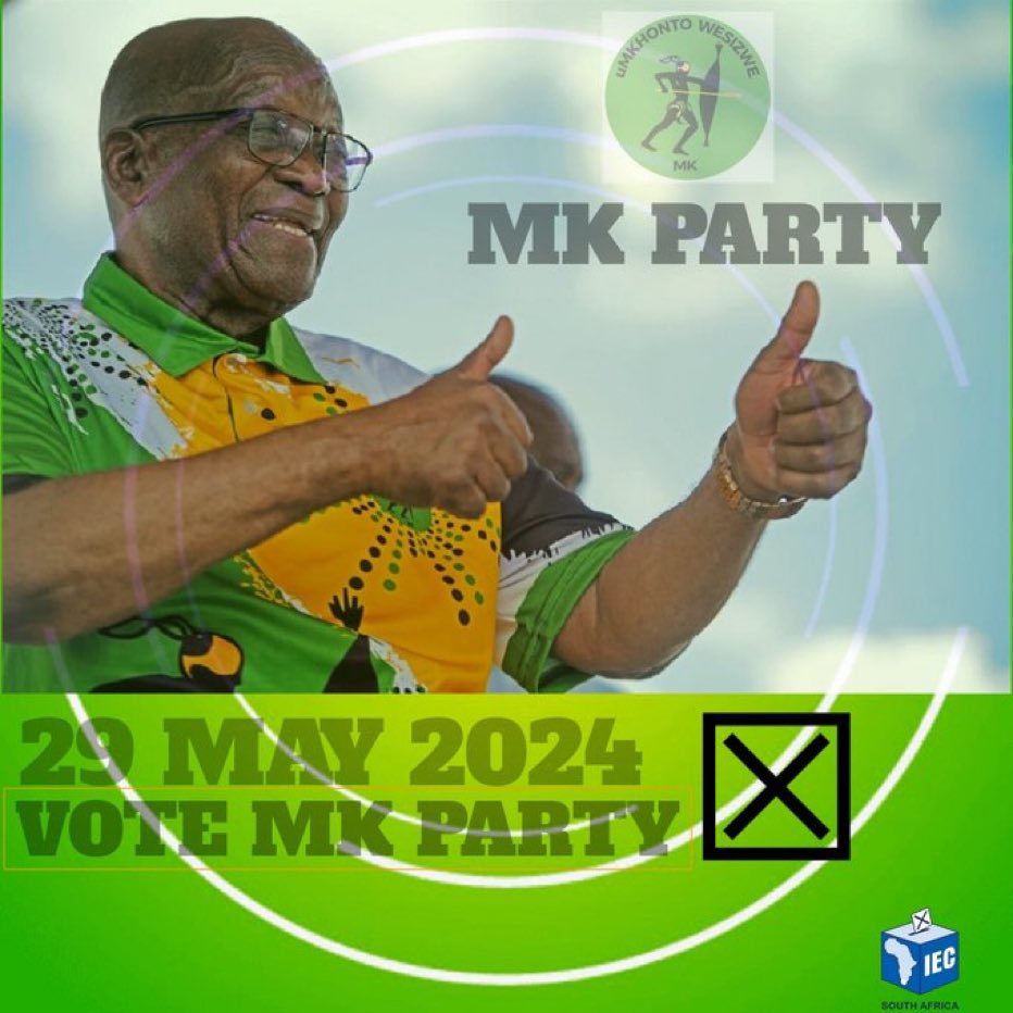 Breaking: Bavumile!!! The heavens have once again said “Yes” to His Excellency President Zuma. President Jacob Zuma will remain the face of the MK Party, as chosen by the people. The Electoral Court has dismissed the IEC's unlawful denial of President Zuma's constitutional right…