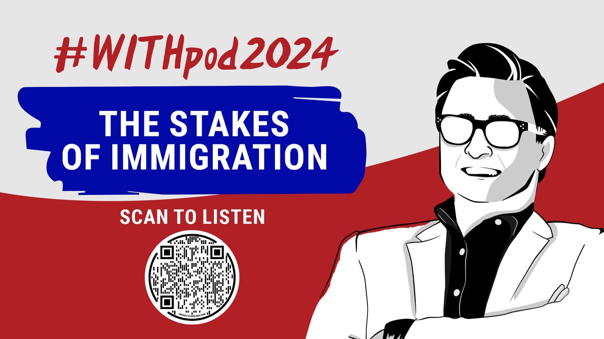 NEW: In a special “Why Is This Happening?” podcast series, “WITHpod 2024: The Stakes,” @chrislhayes talks to @ReichlinMelnick, policy director at the American Immigration Council, to unpack immigration policies under both Trump and Biden. 

Listen now ⬇️ bit.ly/4cQD4Nh