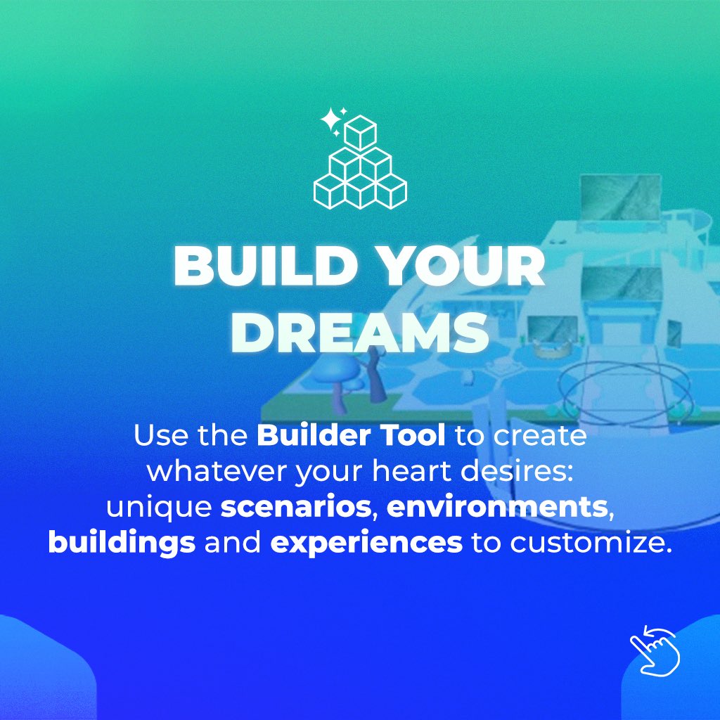 coderblock's tweet image. BUILD YOUR DREAMS
Use the #BuilderTool to create whatever your heart desires: unique scenarios, environments, buildings and experiences to customize.
