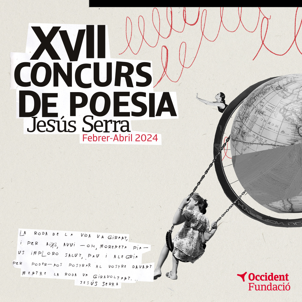❗️✍️Ep! Fins al 25 d'abril podeu participar en la XVII edició del Concurs de Poesia Jesús Serra que convoca la Fundació Occident 👉Més informació sobre la convocatòria: nuvol.com/llibres/poesia…