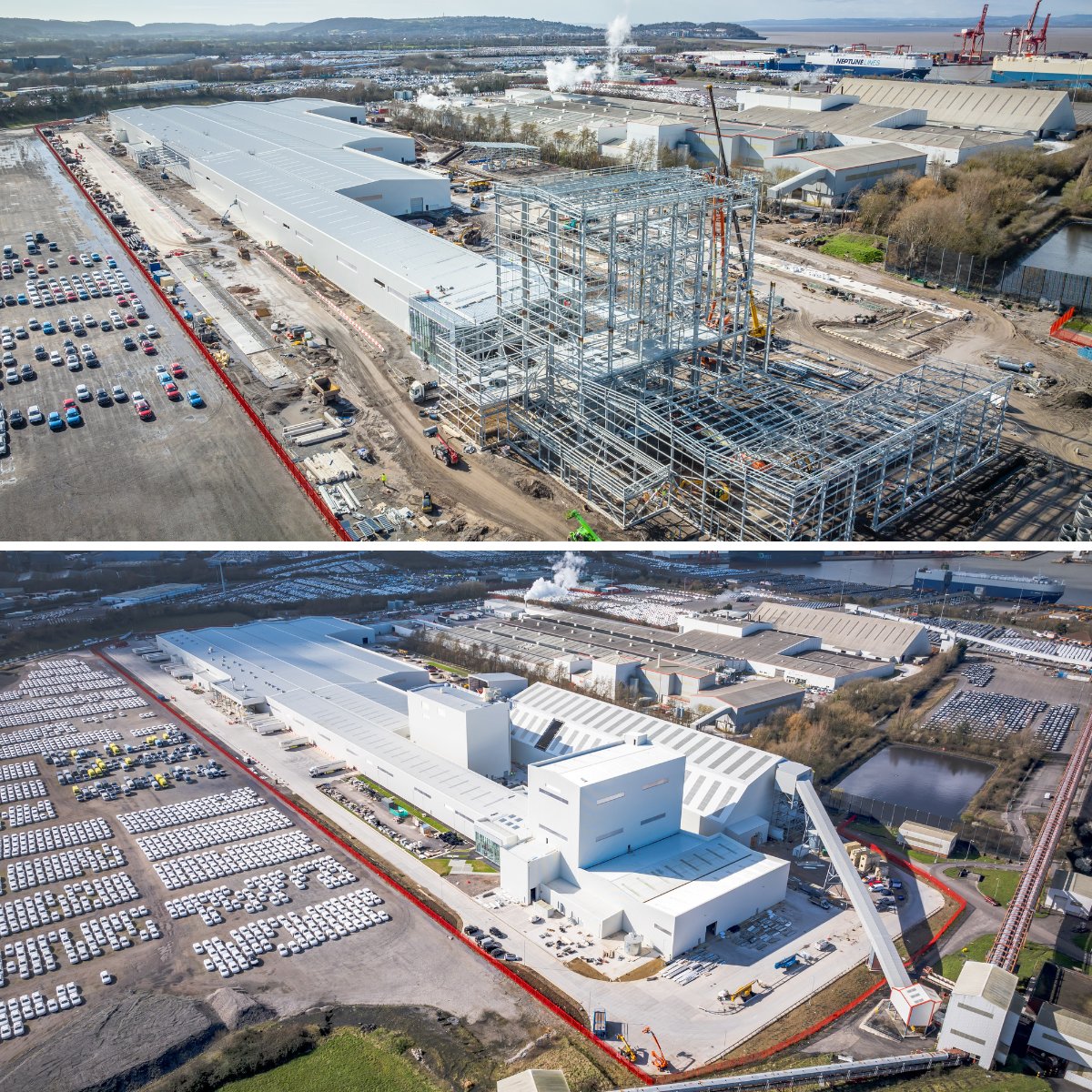 📷 Project Update 📷 What a difference a year makes at our @Etex_Group Bristol project in Bristol! #BuildingTogetherUnlockingPotential