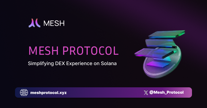 Olatunji34430's tweet image. @Mesh_Protocol is revolutionizing the decentralized exchange (DEX) landscape with its innovative approach to trading and liquidity provisioning. 🔥

The Thread below will take you along to discover more about how #MeshProtocol simplifies DEX experience on Solana.🚀

#Mesh #Solana