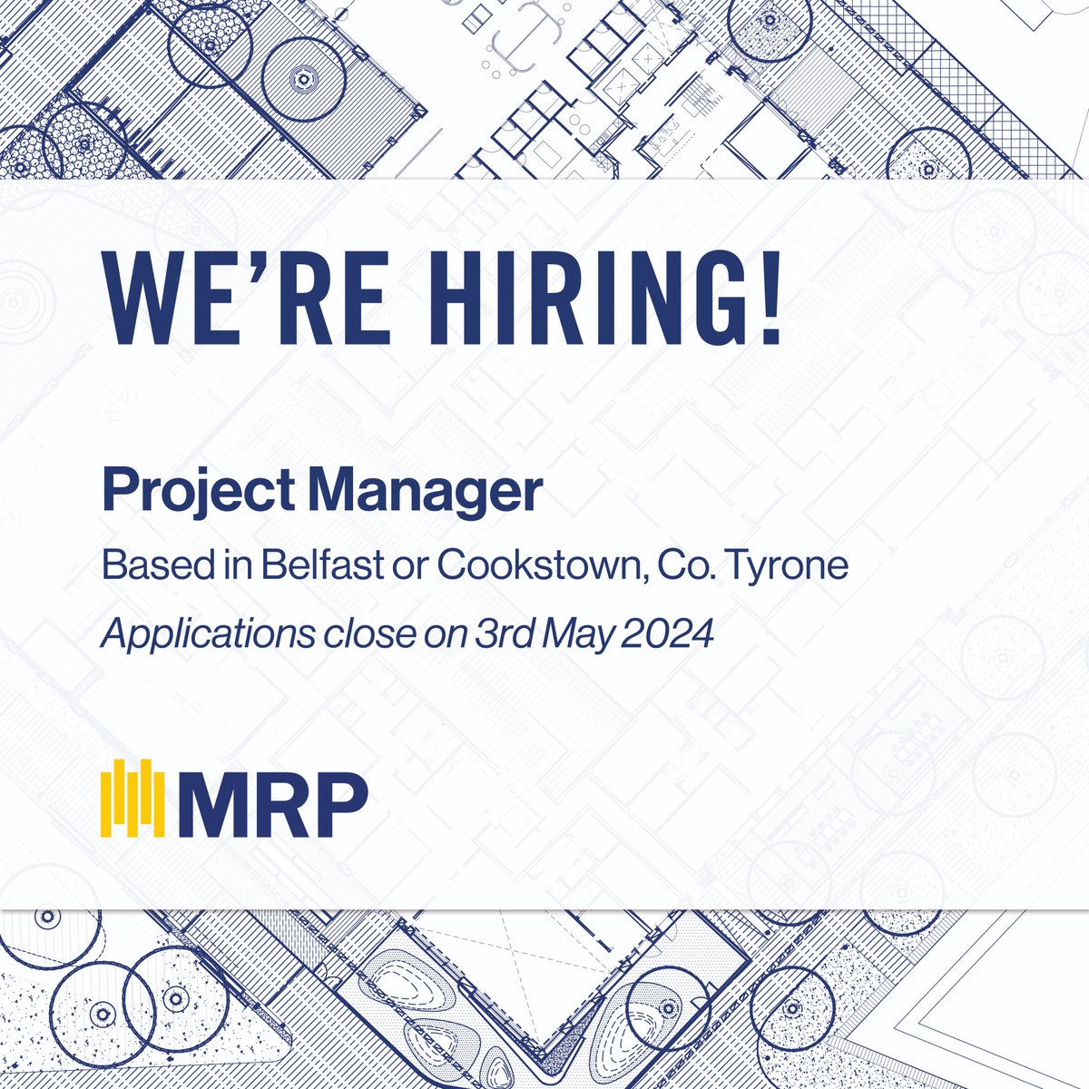 #Hiring #JobAdvert 

We are #recruiting for a #ProjectManager to join the MRP team in a role that promises to be exciting with exposure to our strong pipeline of developments, from inception to completion.    

Applications close on 3rd of May

Apply now👉bit.ly/4aooqew