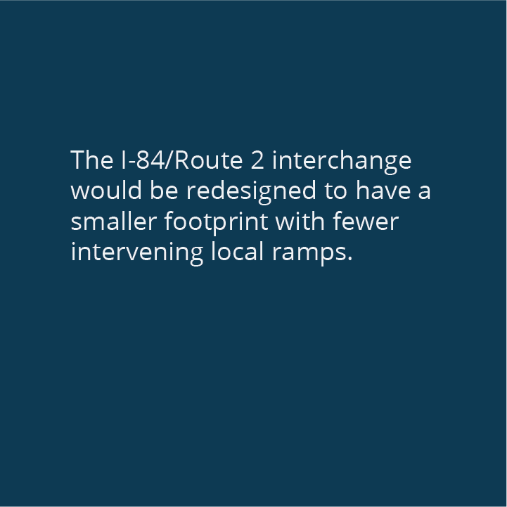 HtfdMobility's tweet photo. #FoundersGateway in East Hartford will create a new interchange with a much smaller footprint resulting in fewer ramps at local streets and more opportunities for economic development.

#KeepGreaterHartfordMoving #GreaterHartfordMobilityStudy https://t.co/V1osoZovFu