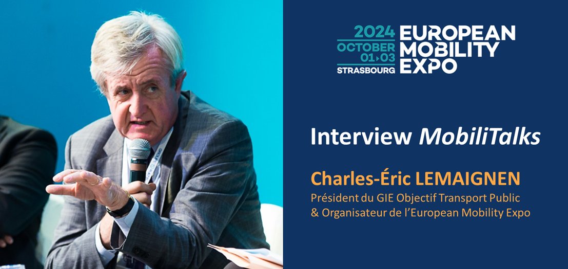 Interview de Charles-Éric Lemaignen avant l'@EuMoExpo qui se tiendra du 1er au 3 octobre prochains à Strasbourg. > urlz.fr/qdbw