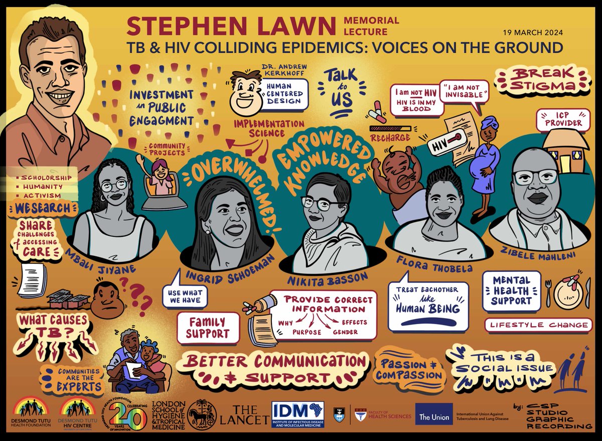 We had a graphic illustrator capture the essence of the lecture through a graphic harvest, and you can watch the time-lapse of this artistic process and the key messages from the discussion at the link below: youtu.be/2Dfh9RtlERU #StephenLawnMemorial #CommunityEngagement