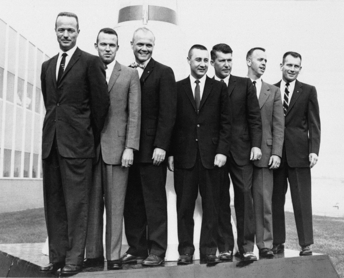 NASA's first astronauts were announced 65 years ago today! From the Mercury Seven to the astronauts who will fly on #Artemis missions, read about how @NASA's criteria for choosing astronauts has changed, and why jet pilot experience remains important. go.nasa.gov/4cITdEx