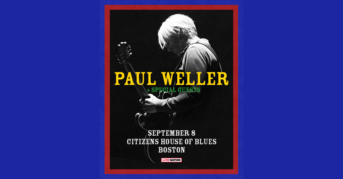 JUST ANNOUNCED! 🎸 @paulwellerHQ takes over Citizens House of Blues on September 8 with special guests! 🎫 Presale | 4/10 10a-4/11 10p | Use Code: RIFF 🎟 On Sale | 4/12 | 10am More info here: bit.ly/3VSlx1o