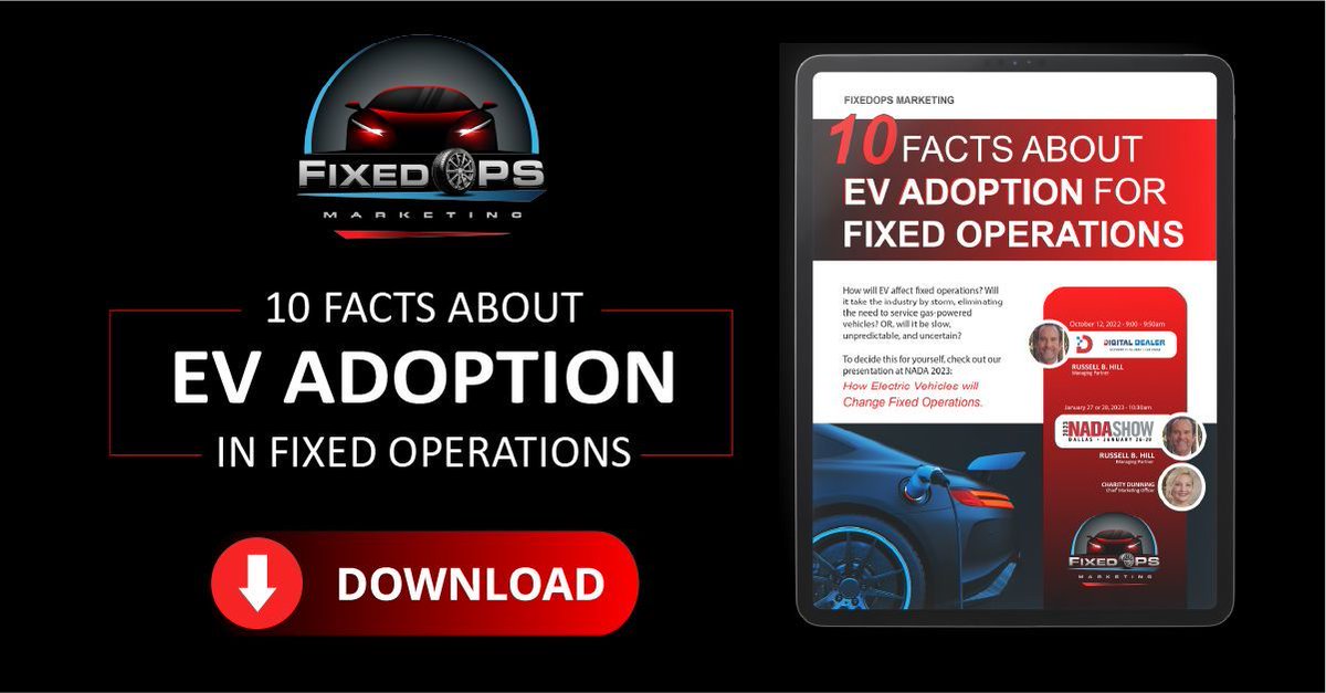 💥 10 Facts About EV Adoption for Fixed Operations!💥 

🎯 How will EV affect fixed operations? Will it take the industry by storm, eliminating the need to service gas-powered vehicles? 

DOWNLOAD NOW👇 
fixedopsmarketing.com/10-facts-about… 

#Fixedops