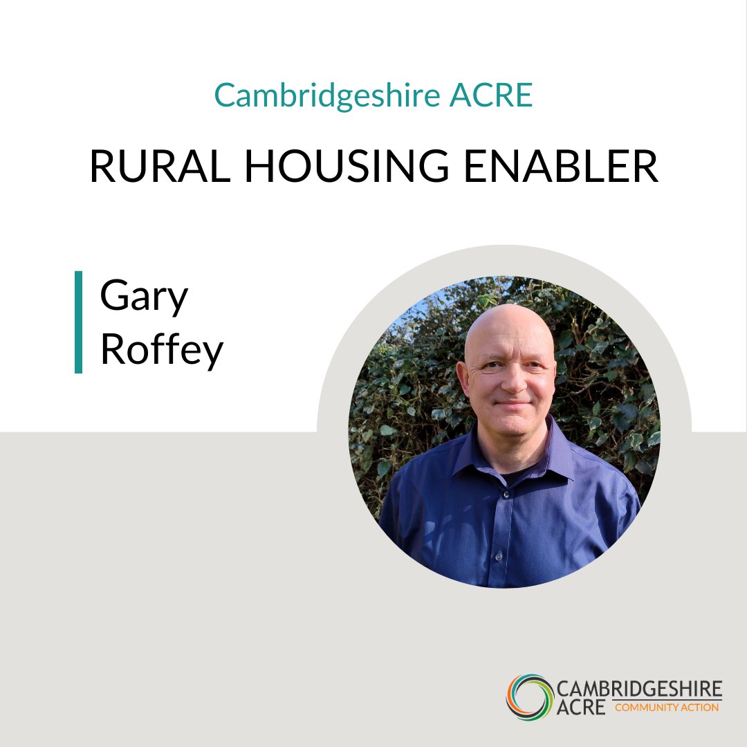 We're thrilled to welcome Gary Roffey to Cambridgeshire ACRE 🎉. As our new Rural Housing Enabler, Gary brings a wealth of experience and passion for housing, but also community development. Join us in giving Gary a warm welcome as he embarks on this new journey with us 🏘️.