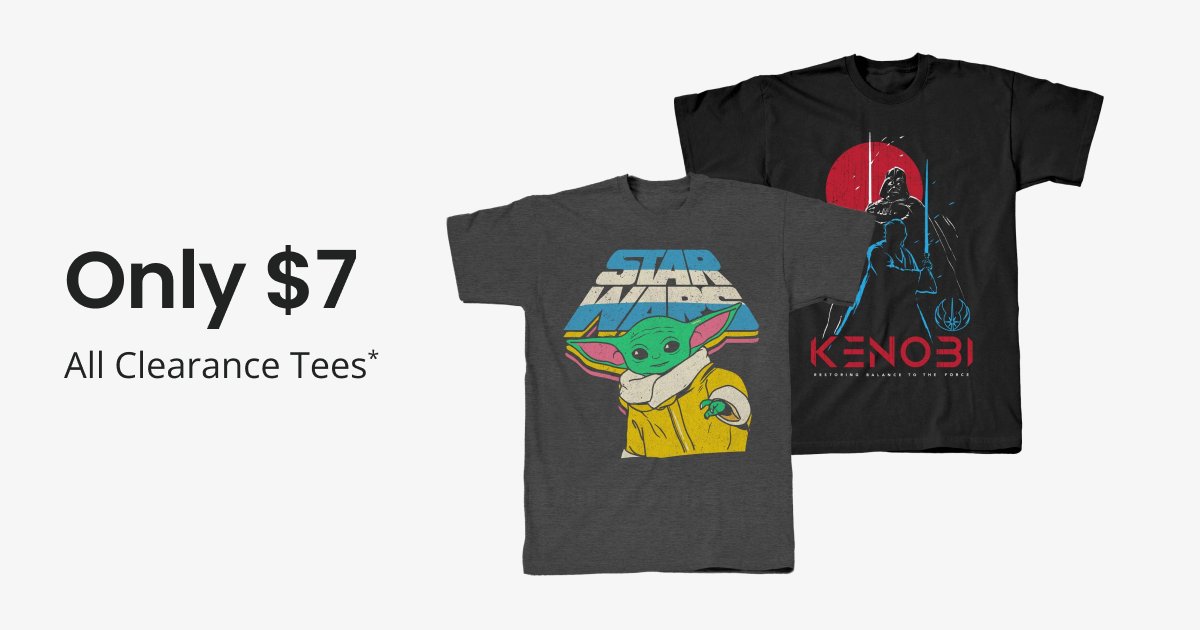 Haven't you heard? It's T-Shirt Tuesday! Not really, but let's make it a thing! Shop the clearance sale: bit.ly/3TNjAk7 #GameStop #Tshirts #Deals #GamerStyle #GamerFashion