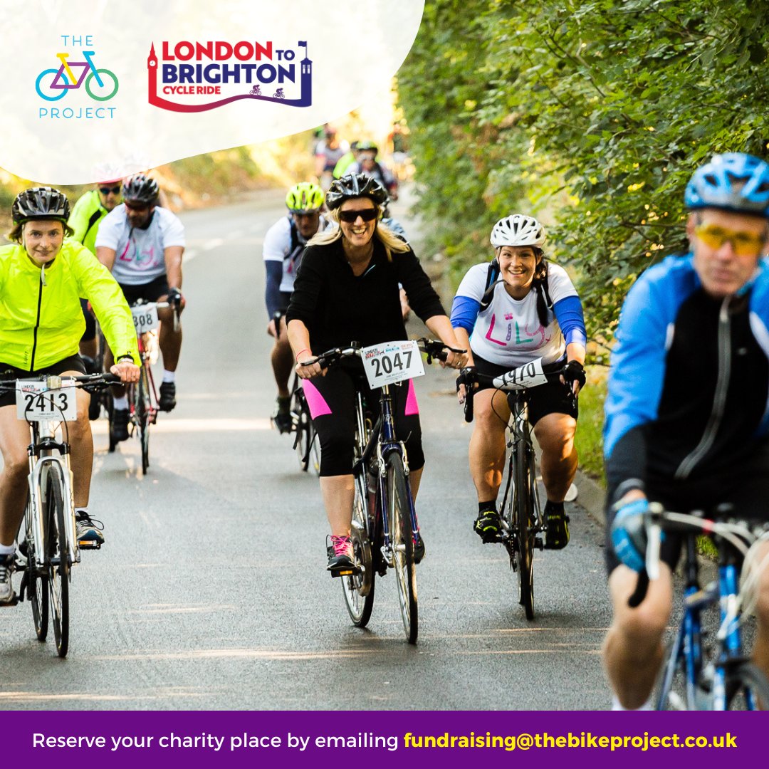 An exciting new adventure awaits! We've secured 25 charity places for the London to Brighton Cycle Ride. Email fundraising@thebikeproject.co.uk to reserve your spot or find out more info. By riding with us, you'll be joining our community of fundraisers AND supporting refugees!🤩