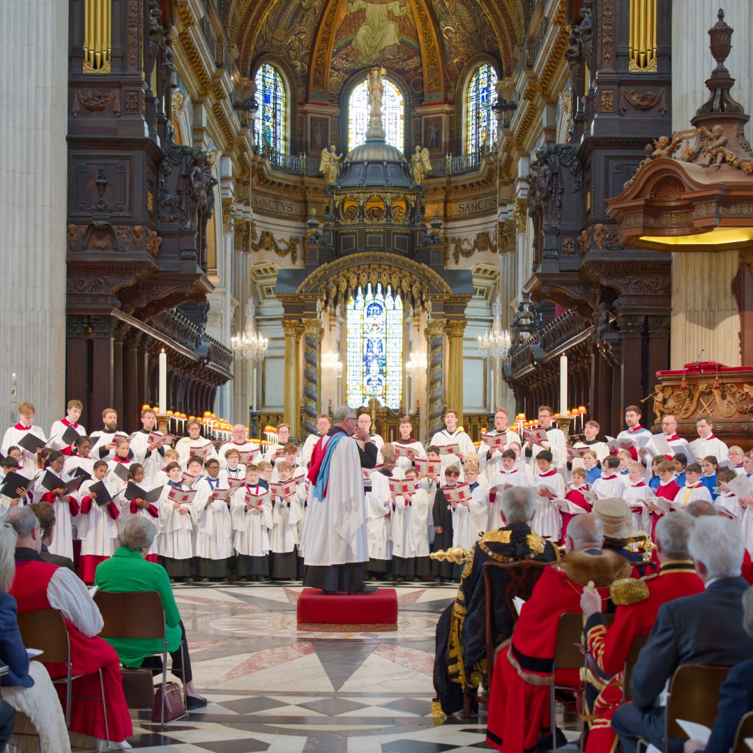 Still looking for a reason to book your seat at our Festival Service? 🆓 Tickets are free 🎵 to see three exceptional cathedral choirs, ⛪ singing together at @StPaulsLondon. 🗓️ It marks 110 years of Elgar's 'Give unto the Lord' 🤫 (which he composed especially for our