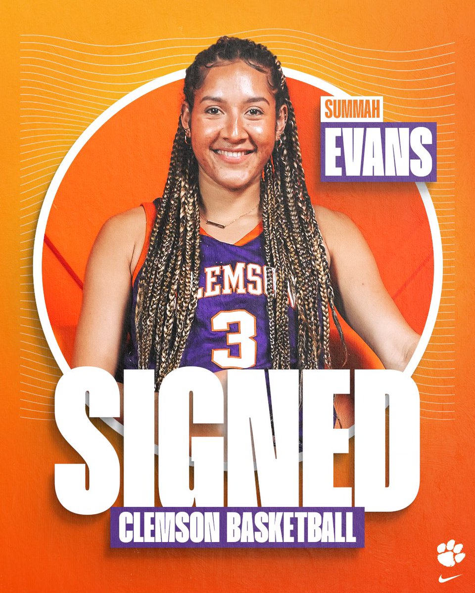 𝓢𝓲𝓰𝓷𝓮𝓭 ✍️ Welcome to the #ClemsonFamily, Summah!