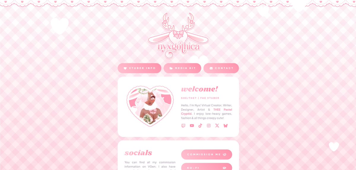 NyxGothica's tweet photo. Hello #PortfolioDay  💗🙌🏽

I'm Nyx, a visual designer and illustrator who loves creating overlays, backgrounds, websites and brand identities. 💗