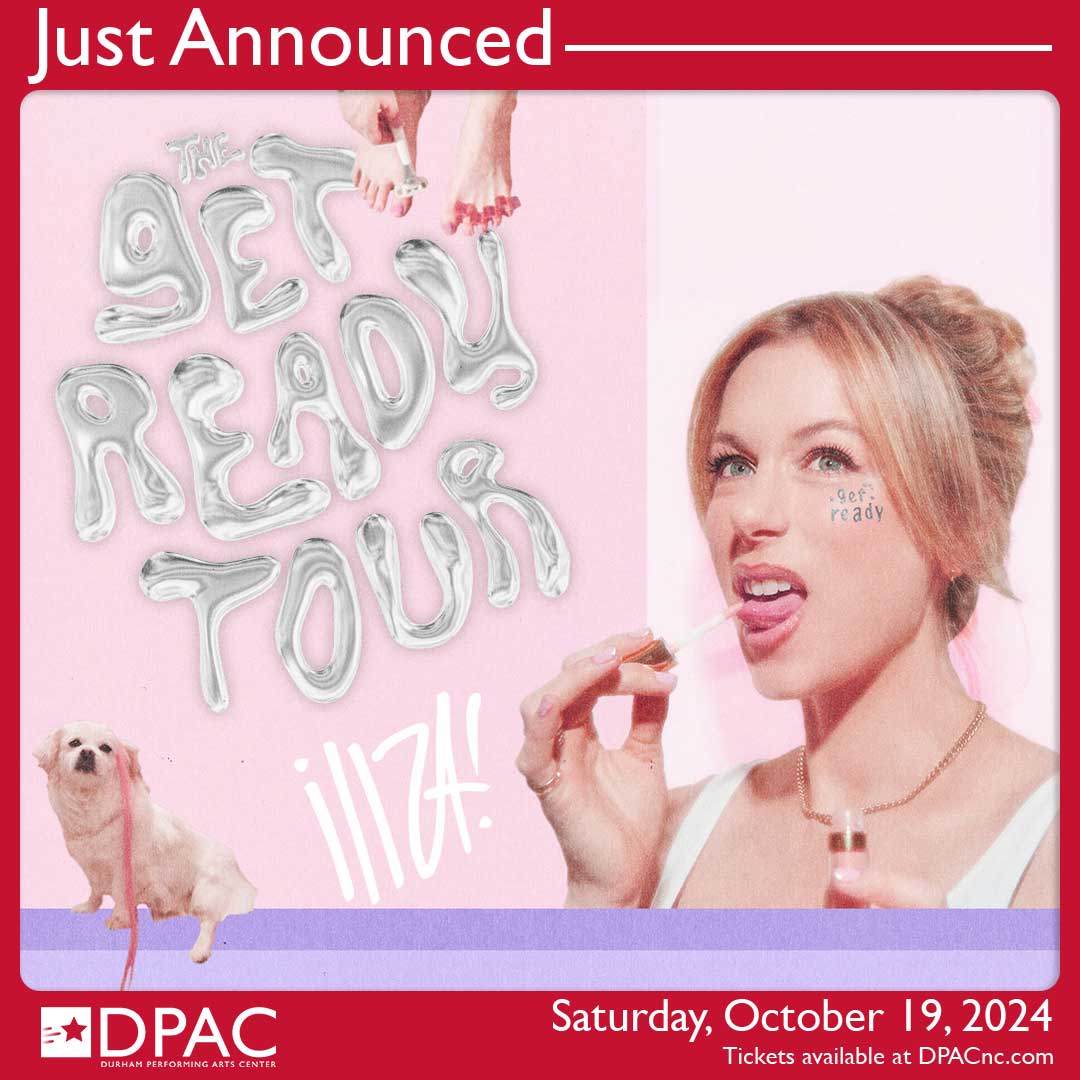 🚨Just Announced🚨 Get Ready for Iliza is coming to DPAC on Saturday, October 19. Great seats on sale this Friday at 10am at DPACnc.com