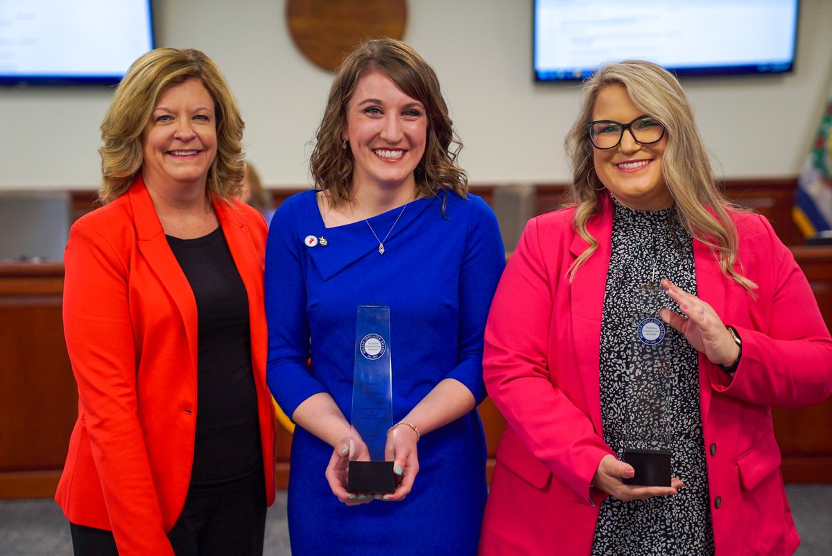 We had three special guests join us today during the April 9 meeting of the West Virginia Board of Education! 💼 @Milken Educator Awards Vice President Stephanie Bishop and State Superintendent of Schools Michele L. Blatt presented our 2023 West Virginia Milken Educators with…