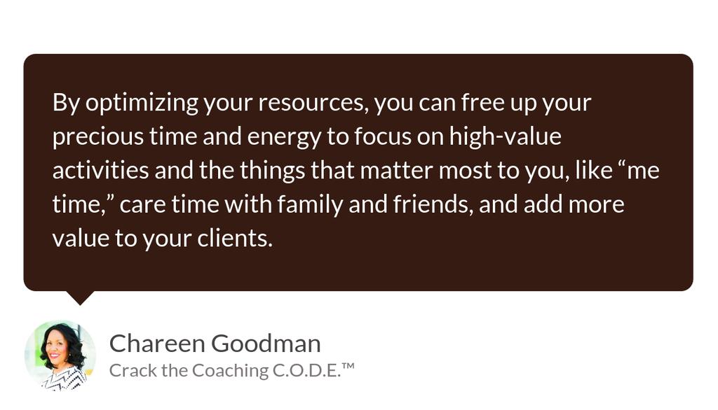 Believe it or not, in your coaching and consulting world, you have absolute control over your time, so it's important to use this precious resource wisely to achieve your goals.

Read more 👉 jo.my/maximizing-you…

#ChareenGoodman #EatingNutritiousMeals #HighlyEffectivePeople