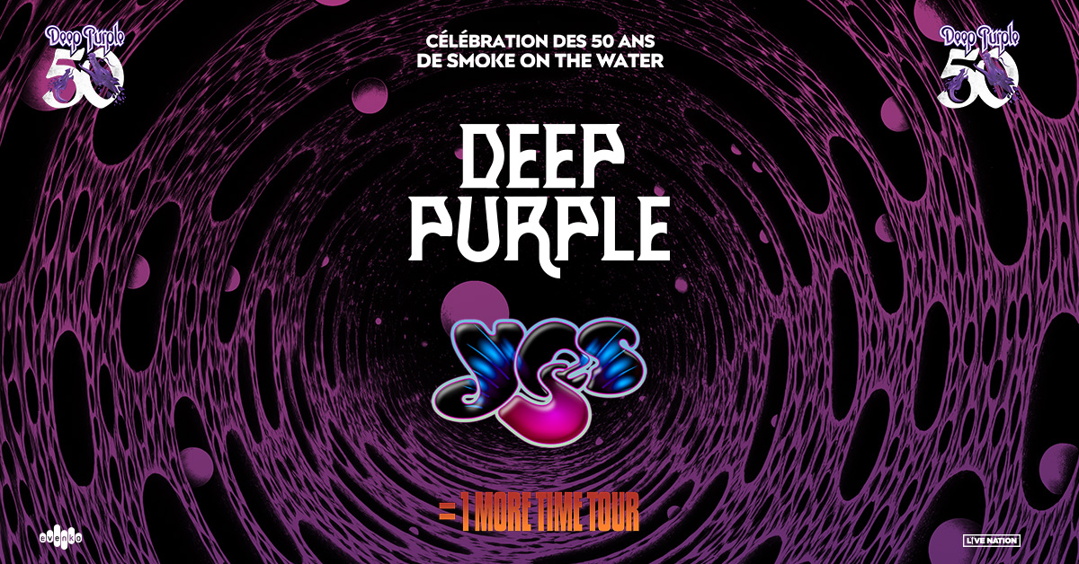 Le groupe de rock Deep Purple apporte la tournée 1 More Time avec YES au Centre Bell le 27 août prochain! 🤘 Billets en vente vendredi à 10h 🔥 - Rock band Deep Purple is bringing the 1 More Time tour with YES to the Bell Centre on August 27! 🤘 Tickets on sale Friday at 10…