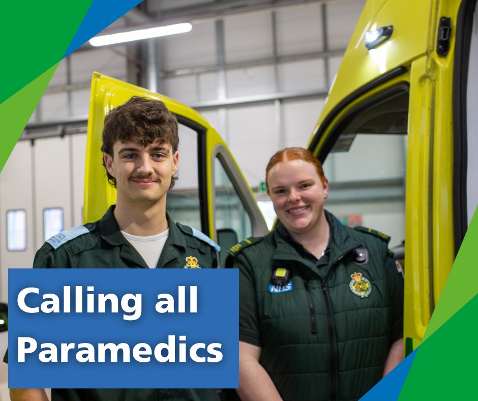 📣Calling all qualified paramedics… Wednesday 17 April 10:00am till 4:00pm 📍Basingstoke Ambulance Resource Centre, 📍* Kidlington Ambulance Station 📍* Bracknell Resource Centre ⚠️*no parking Kidlington & Bracknell Click the link to find out more ow.ly/fLmu50RaFQv