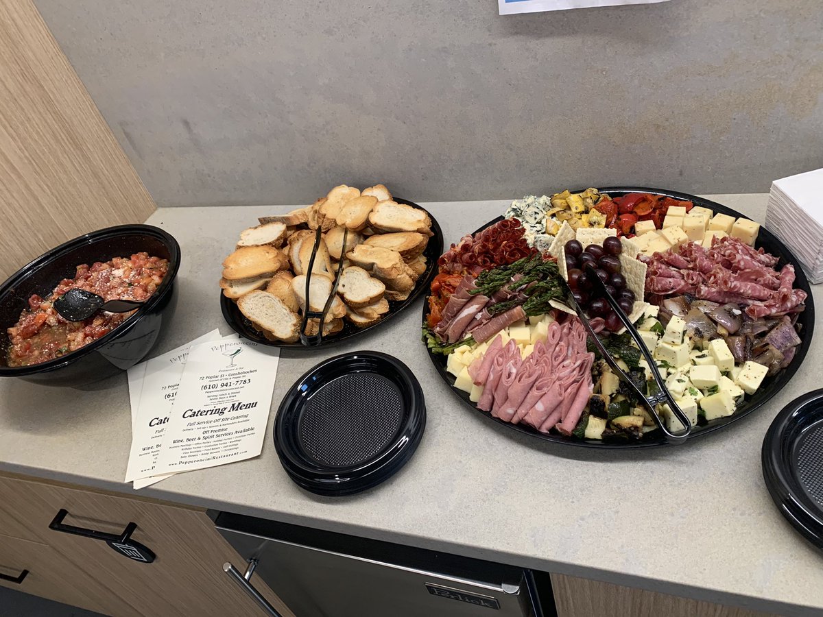 SadvPhilly's tweet photo. Thank you @GilbaneBuilding for hosting a meet and greet event with SADV! We enjoyed it! Thank you @PepsConshy for catering great food as you can see in the pictures! 

#sadvphilly #subcontractor #constructionmanagers #generalcontractor #construction #phillyconstruction https://t.co/PtDsS4TkLL