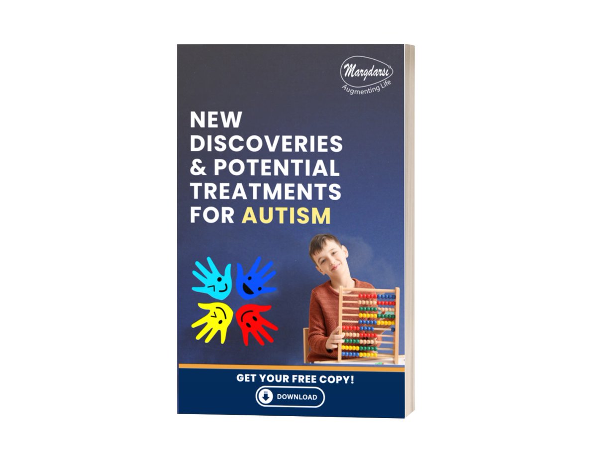 Uncover Hope: Free Download! New Discoveries in Autism Treatments The future of Autism treatment is brighter than ever! Download your FREE copy today! forms.gle/tNYEZMvVY1Jixw… #MargdarsiFoundation #AutismAwareness #FreeDownload #NewDiscoveries #AutismTreatment #HopeForAutism
