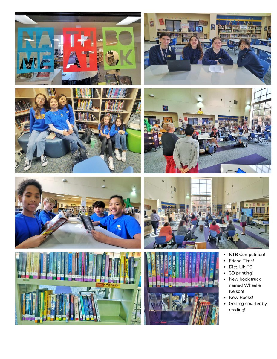 Time for our previous month's numbers & I just realized I didn't post Feb, so here is Feb & March! Only 14 days in March because of holidays & still powered through! @WestBriarMS going strong all year! @HISDLibraryServ #whatwouldbaldlibrarianread #librarytwitter #grizzliesread
