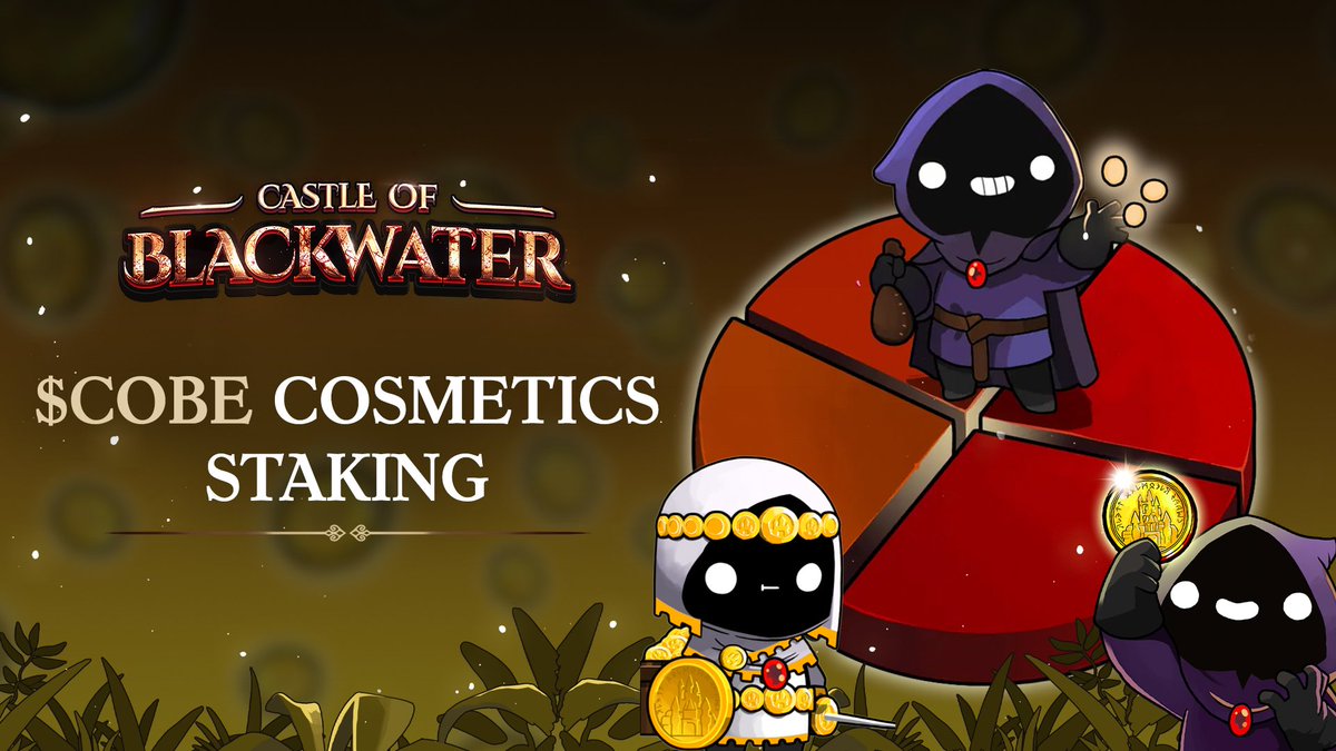 Become the freshest mofo in the Blackwater realm by purchasing limited supply cosmetics with $COBE staking rewards (xCOBE) Things to note: - No token inflation from the staking pool - All staked $COBE returned after the lock time - Low gas fees Check it out: