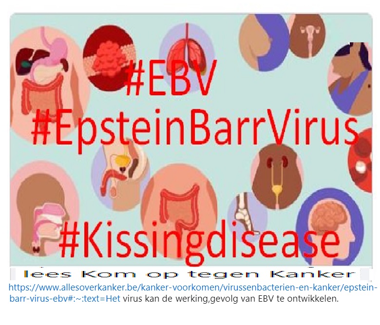 #EBV #epsteinbarrvirus is er #wereldwijd bij #iedereen van #jongsafaan met #genmutatie tot gevolg waar artsen niets kunnen aan doen Effe #Googlen, je moet het weten lees Kom op tegen Kanker> allesoverkanker.be/.../epstein-ba…... virus kan de werking,gevolg van EBV te ontwikkelen.