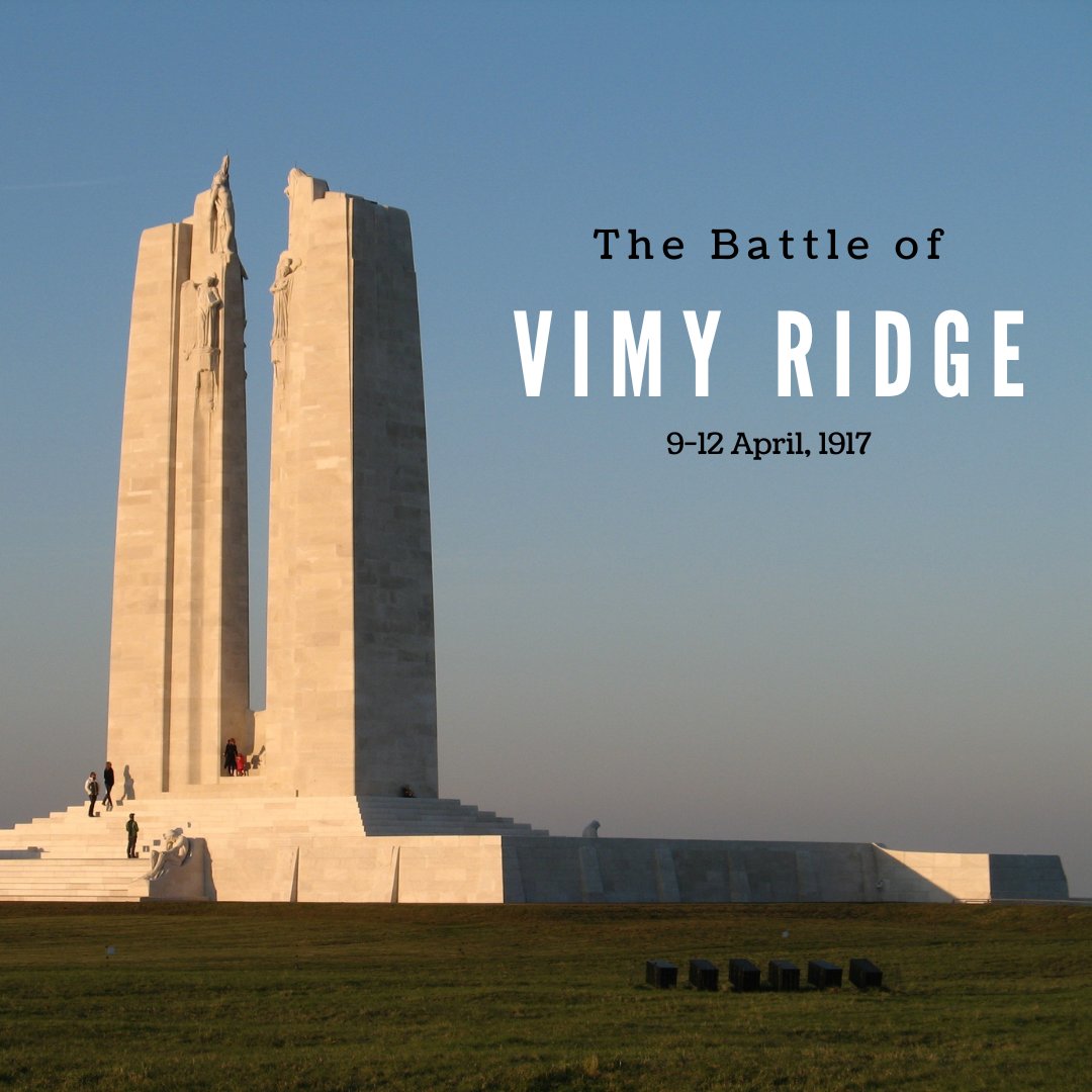 Join us today in remembering all those who fought and those who lost their lives in the #BattleofVimyRidge during the First World War. May we never forget their contributions to the free country we know today.