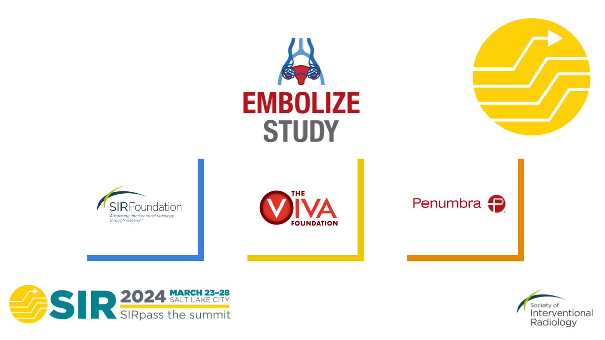 #SIRFoundation, @VIVAPhysicians, & @penumbrainc are proud to announce EMBOLIZE, a RCT studying the effects of ovarian and pelvic vein embolization in reducing pain in women experiencing chronic pain due to venous origin pelvic venous disease. brnw.ch/21wIE9T