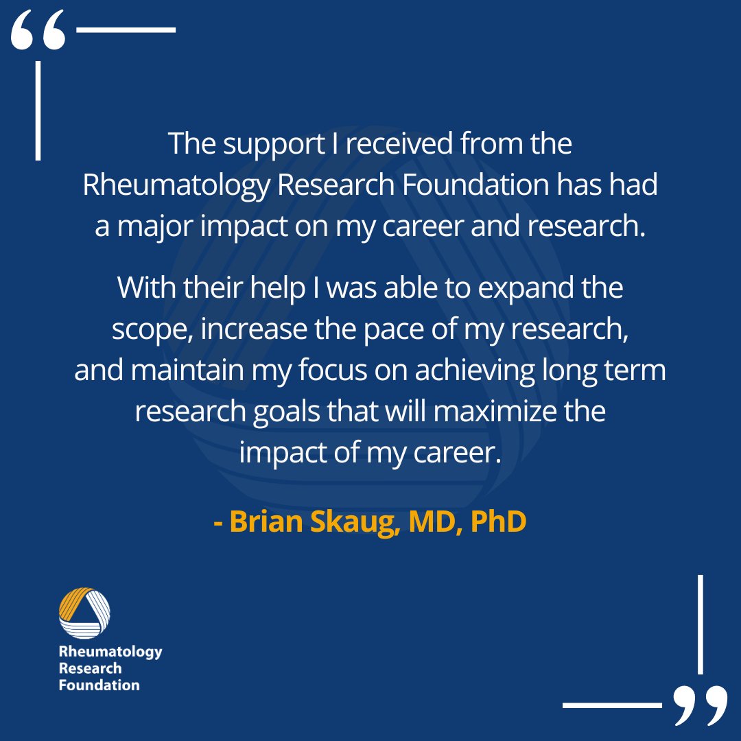 Advance your career with funding from the Foundation! We’re now accepting applications for many of our awards. Deadlines and RFAs are now available on our website so you can plan ahead for the year. Learn more about our awards and how to apply → brnw.ch/21wIEa0 #RheumRFA