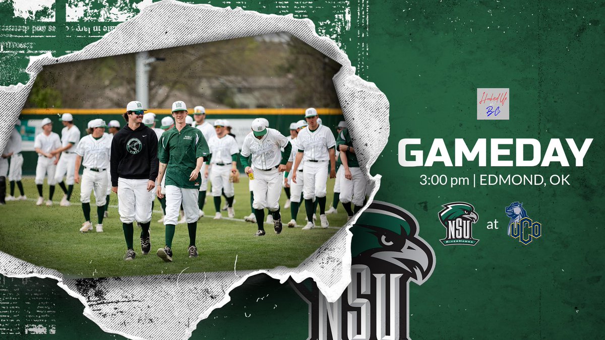 Game 3️⃣9️⃣ 📍 - Edmond 🆚 - UCO 🕰️ - 3 p.m. 💻 - themiaanetwork.com/nsugoriverhawks 📊 - GoRiverHawksGo.com/coverage #TeamNSU // #RiseHigh