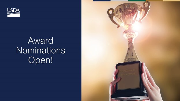 Nominate a well-deserving colleague or team (or yourself!) for our annual Excellence in Procurement awards. Deadline EXTENDED TO MAY 2. Learn more here: bit.ly/3HqPGMw #FederalProcurement #Biobased #Sustainability