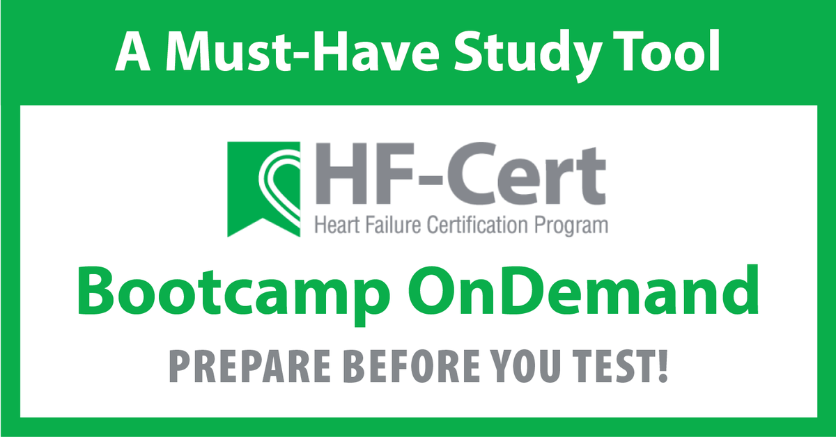 The HFSA HF-Cert testing window is open! Purchase the HF-Cert Bootcamp OnDemand now to prepare and apply to test before the window closes on April 23, 2024. Start studying: hfsa.org/hfsa-hf-cert-b…