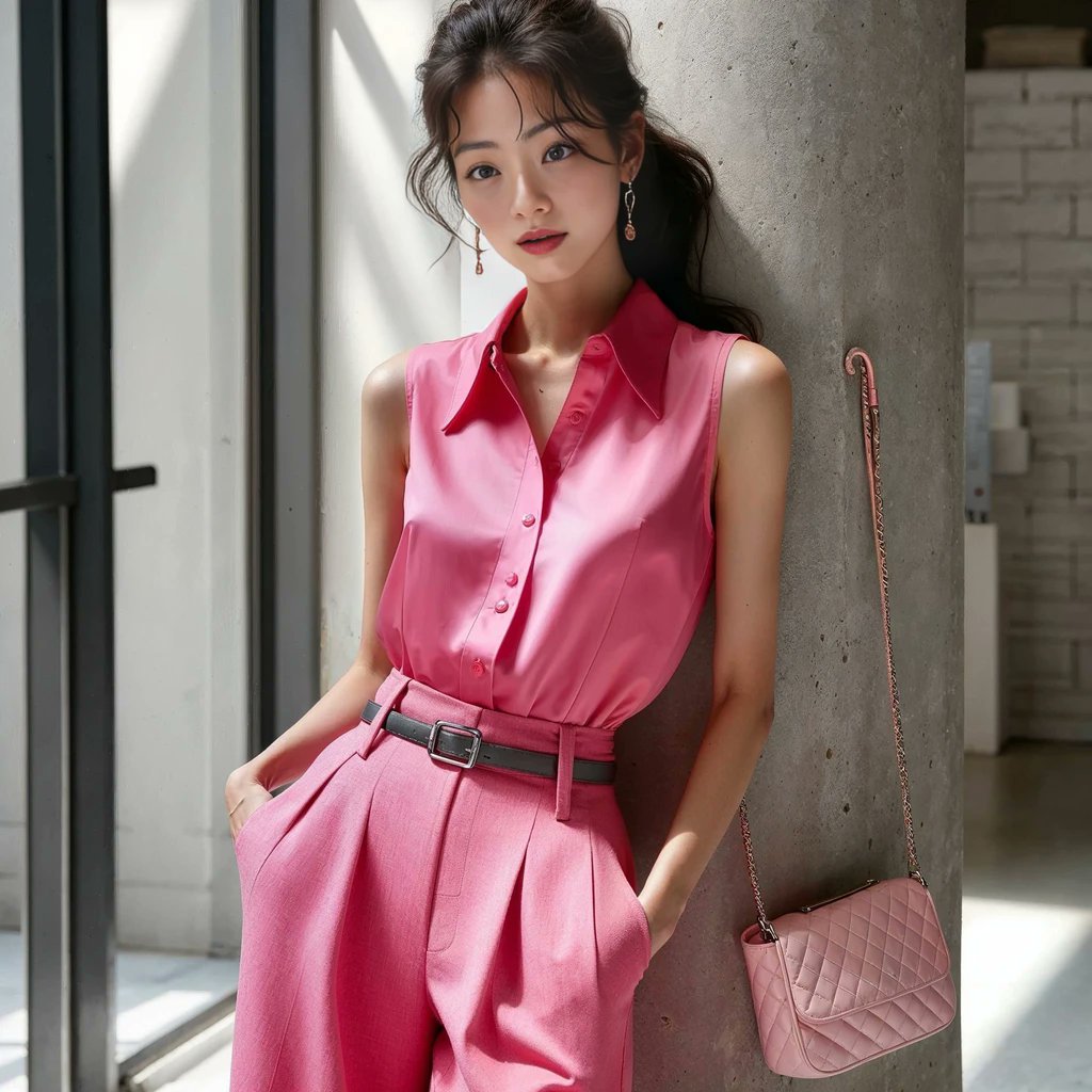 nasu2022ai's tweet photo. 最近よくボケっとしちゃう😅
モデルブランド:ROYAL PARTY ★シンプルでグラマラス、ベーシックでグロッシー あらゆるシーンにおいていつもの服をドラマティックに演出する。
#ROYALPARTY #fashion #designer #fashionstyle #DALLE3 #NACCI https://t.co/xi18Fwgw5x