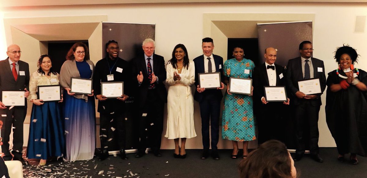 Experts in the Midst 🔥 Nine outstanding awardees, each moving mountains in their own way Diaspora health care professionals servicing in the #NHS whilst supporting their home countries Moving stories Gratitude @THETlinks @CNOWales @LordNigelCrisp @bensimms65 @wendyolayiwola