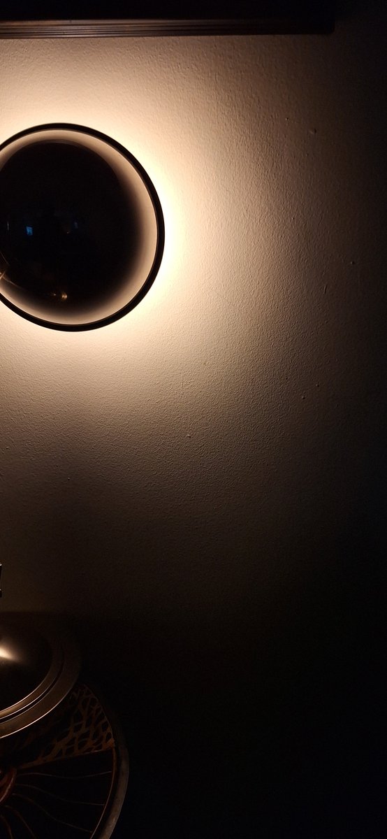 #TotalSolarEclipse2024 Sike, It's my bedroom lamp, facing the wall 👀 🌒 😎