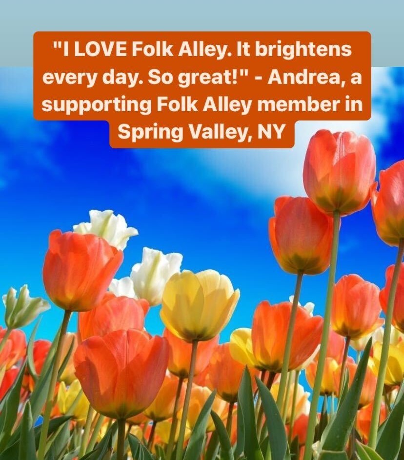 💃Andrea likes to dance in her kitchen and says Folk Alley is the BEST soundtrack. Why do YOU listen? 🎶It's our spring fund drive -- our chance to remind you that MEMBERS make everything at Folk Alley possible. Become a member today! ✅Donate: bit.ly/supportfolkall…