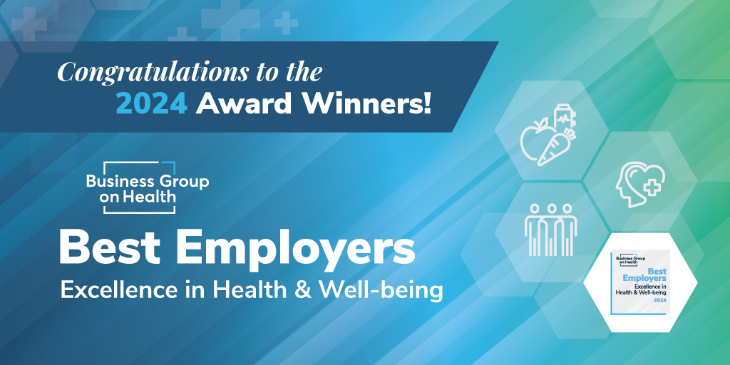 We honored 54 employers today with the Best Employers: Excellence in Health & Well-being Award, for an outstanding commitment to advancing #workforce well-being through comprehensive and innovative #benefits and initiatives. For the full list of winners: okt.to/YRHC5E